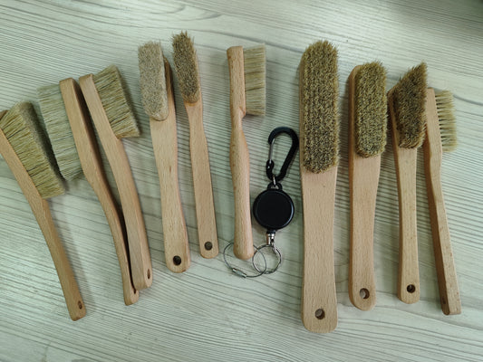 2.Wooden Cllimbing Brushes--Specialized Craftsmanship - Punching and Glue Implantation Techniques