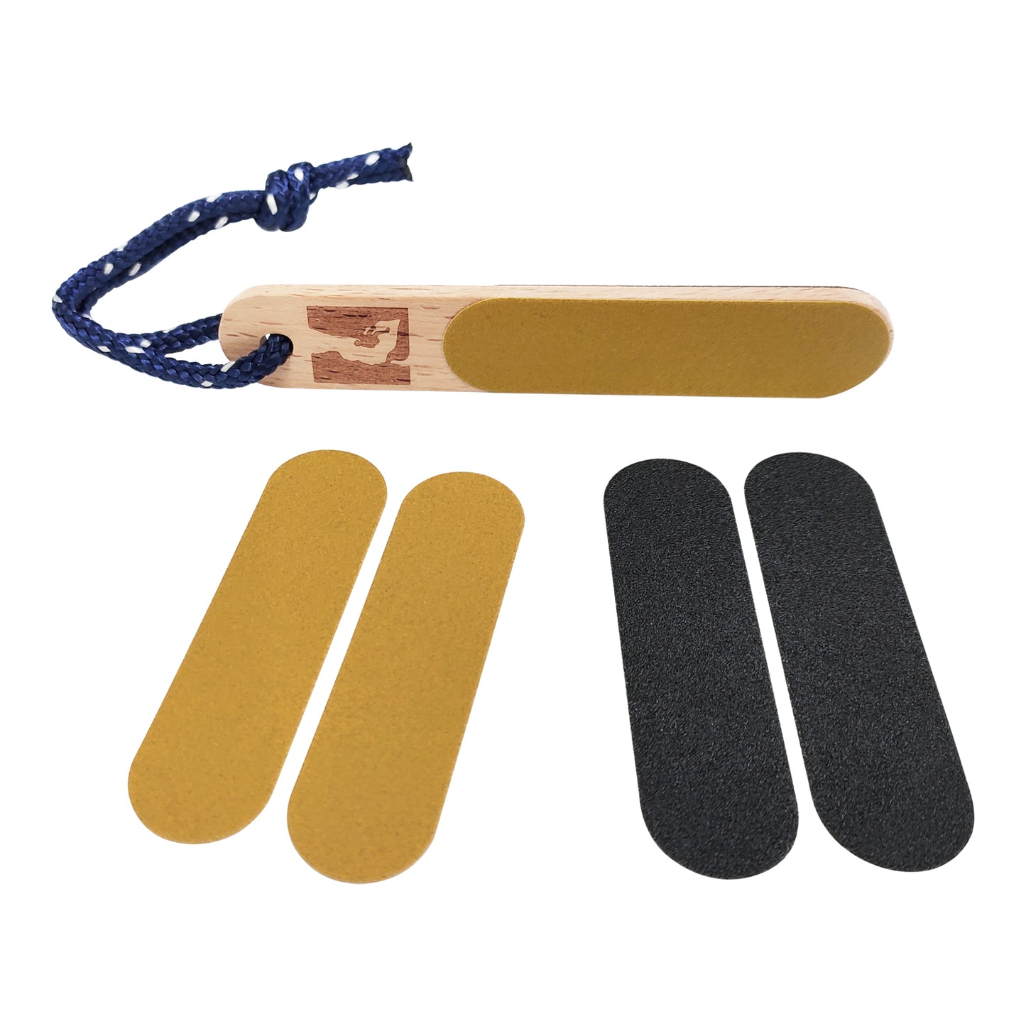 TWO STONES Double Sided Hand & Finger File (CJ-CB2101-TS)