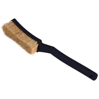 TWO STONES Climbing & Bouldering Brush with Natural Firm Boar's Hair Bristles and Durable Handle (PT-18005-BK&WH-TS)