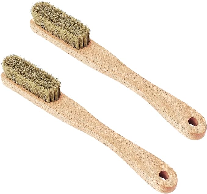 Wooden Rock Climbing Brush& Bouldering Brush with Thick Ultra Durable Boar's Hair Bristles  (CJ-CB2010B-A-TS)