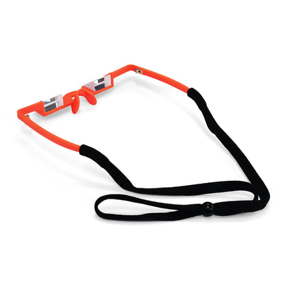 TWO STONES  Belay Glasses for Rock Climbing--Black/Orange